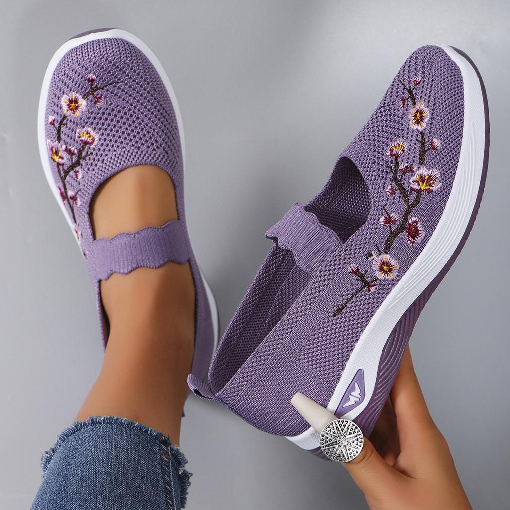 Women's Summer Breathable Mesh Flat Shoes Women's Shoes Casual Sports Shoes
