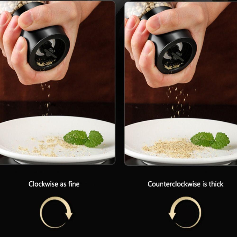Стеклянная мельница для перца, портативные инструменты для приправ, новая мельница для соли и перца
