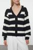 Women's Fashionable Stylish Cardigan Mink More Sustainable Wide Fit Soft Textured Knitwear Cardigan