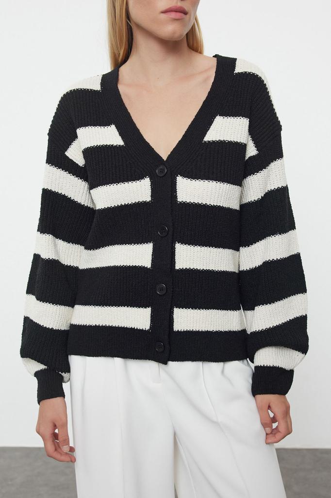 Women's Fashionable Stylish Cardigan Mink More Sustainable Wide Fit Soft Textured Knitwear Cardigan