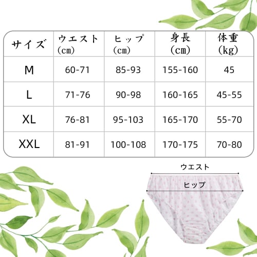 Travelcare 35-Count Women's Disposable Underwear, Nonwoven, for Travel, Business Trips, Hospitalization, Pregnancy, and Menstrual Use, XL