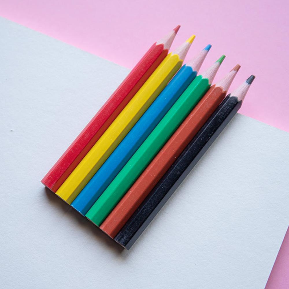 3.0mm Core Erasable Colored Pencils 6Pcs/Set Color Drawing Pencil