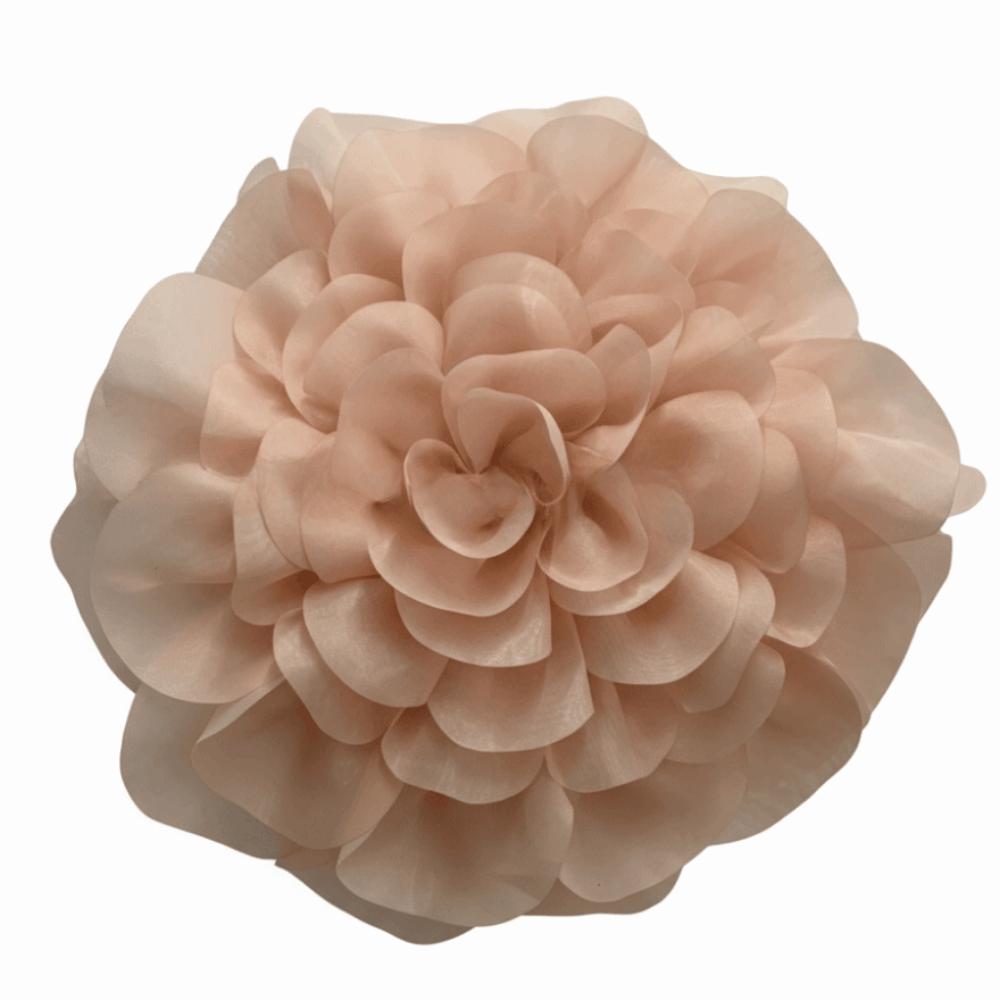 Elegant 37cm Artificial Peony Flower Large Satin Velvet Peony for Brooch Versatile DIY Wedding Dress Fake Flower Photo Props