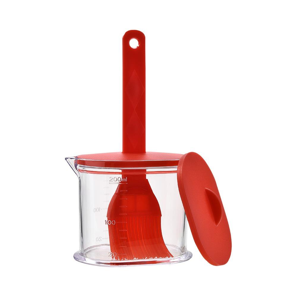 Non-Slip Handle Sauce Application Brush Heat Resistant Oil Brush  Pastry Making