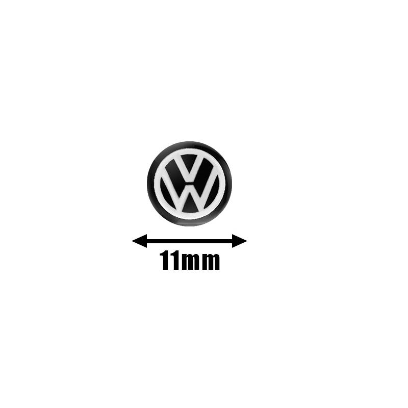 Для Volkswagen 14 мм 11 мм Для VW GTI Golf 5 7 Mk6 Passat B5 B6 Polo Scirocco Jetta Автомобильный Пульт Дистанционного Управления Ключ Наклейка Значок Эмблема Декаль Аксессуары