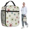 Atomic Era Graphic Insulated Lunch Bag for Kids School Cooler Thermal Food Box Tote Portable Lunch Boxes Container