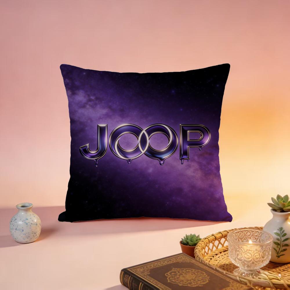 New JJoopable Cushion Cover Premium SkinFriendly Pillow Case MultiPurpose for Home Office Travel