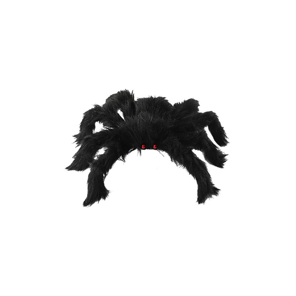 DIY Ornament Horror Giant Spider Black Plush Spider Artificial Spider Haunted House Decor