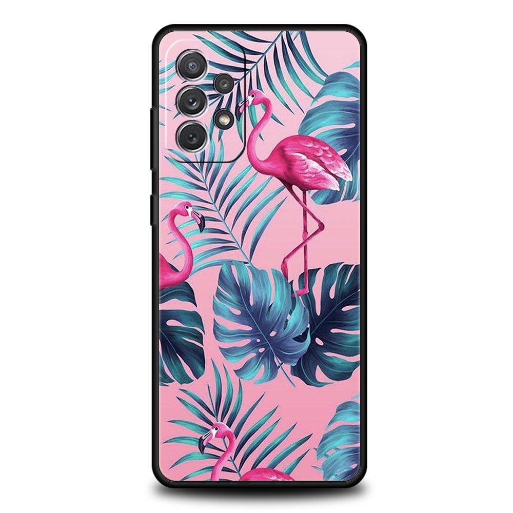 Розово-красный чехол-фламинго для телефона Samsung Galaxy A51 A71 A21S A12 A11 A31 A41 A01 A03s A52 A32 A22 A13 A23 A33 A53 A73 5G