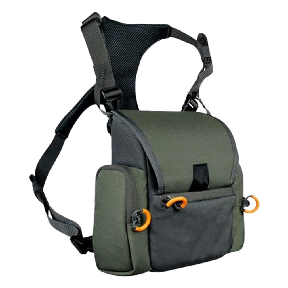 Binocular Harness Chest Pack with Rangefinder Pouch & Rain Cover Bino Harness with Rain Cover for Hunting