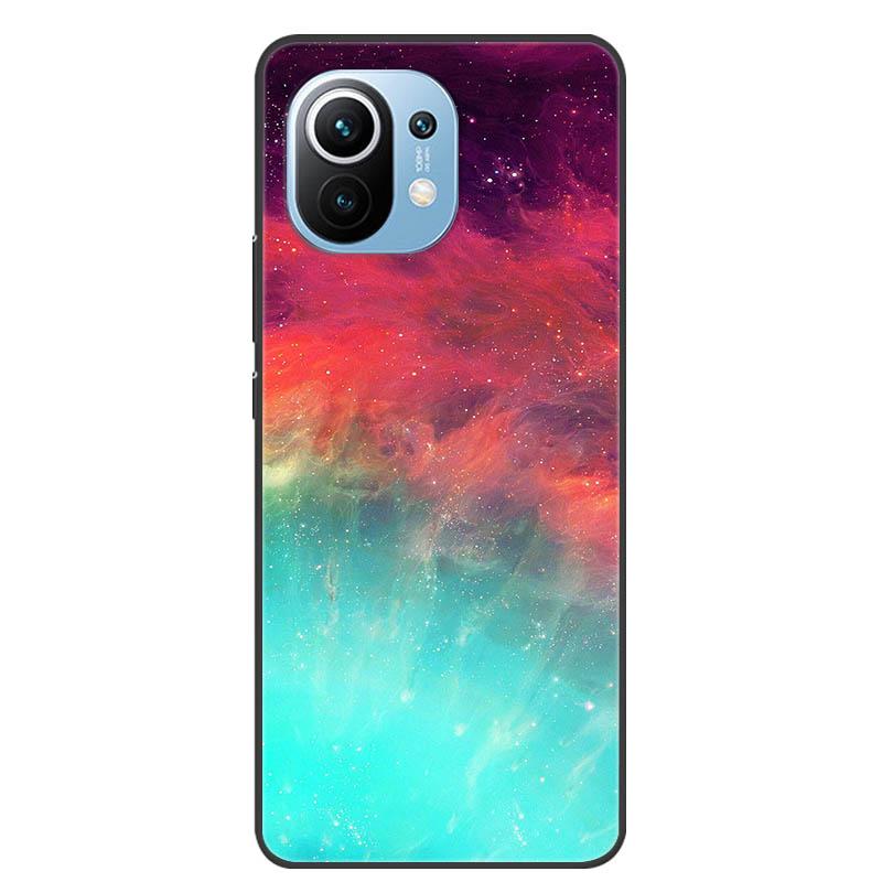 Чехол для Xiaomi 11 Lite 5G NE Защитные силиконовые TPU чехлы для телефона для Xiaomi Mi 11 Lite 5G Ударопрочные чехлы 11Lite Мягкие Fundas