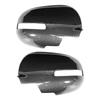 Left Right Rearview Mirror Cover Carbon Fiber Decorative Cap Fit for Mitsubishi Outlander 13‑16