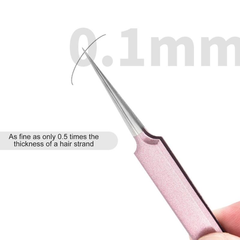 Portable 10Pcs Acne Treatments Kit Including Carbon Steel Needle and Ergonomic Comedone Extractor Tools