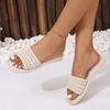 Fashion Versatile Flat Bottom Fairy Style Home Cool Slippers Wear 2025 Summer New Internet Celebrity Non-slip Slippers