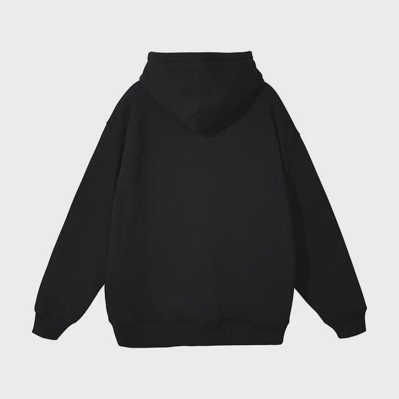 Унисекс высококачественная американская легкая осенняя толстовка с капюшоном: Утолщенная повседневная спортивная толстовка для студентов