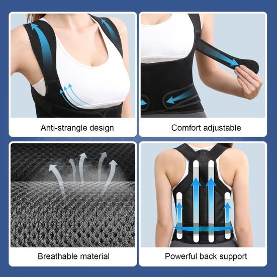 Corrector Adjustable Support Improved Posture Unisex Correction Belt for Pain Relief