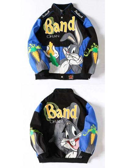 Ретро американская мотоциклетная куртка: Универсальный, Свободный крой, Хип-хоп стиль для мужчин и женщин