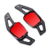 Carbon Fiber Car ABS Shifter Gear Shift Paddles Steering Wheel Paddle For Volkswagen VW Tiguan PASSAT Touareg Tharu Golf 8