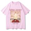 Sabrina Carpenter House Tour Tshirt Graphic Printing Fashion Tees High Quality Cotton Oneck Teeshirt Female Short Sleeve Tops