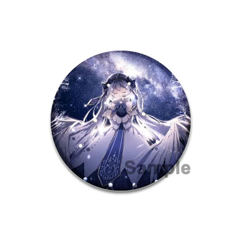32/44/58mm Hatsune Miku Cartoon Figure Brooches Cosplay Singer Exquisit Badge for Collar Backpack Hat Accessory Handmade Enamel Pin Gift