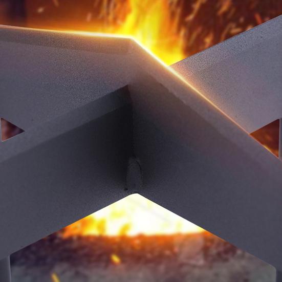 Металлический дровокол, прочный, из высокоуглеродистой стали, ручной дровокол, клин для растопки, для кемпинга, приготовления пищи, портативный инструмент для колки дров