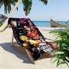 Demon Slayer Anime Print Beach Towel, Large Soft Quick Dry Towel for Beach Camping Swimming