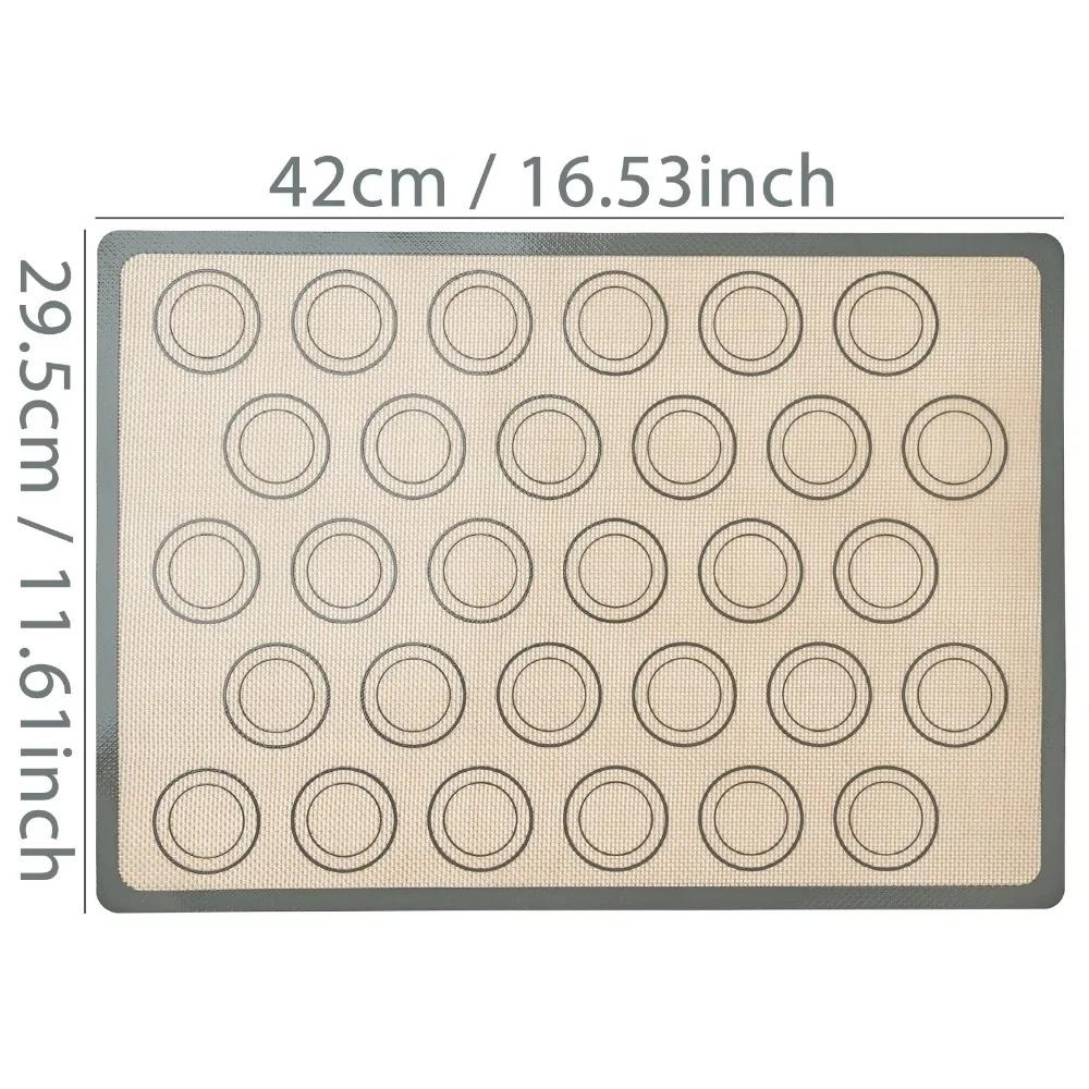 2026 1Pcs HOT SALE NEW Silicone Macaron Baking Mat - for Bake Pans - Macaroon/Pastry/Cookie Making - Professional Grade Nonstick