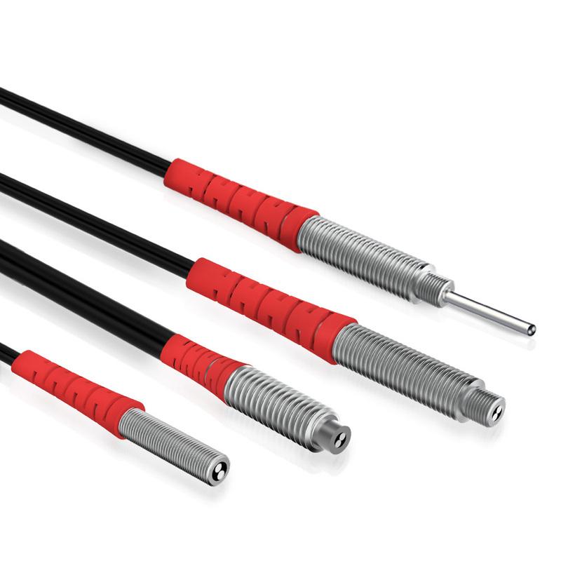 GTRIC Fiber Optic Sensor Amplifier Combo Kit M3 1-2M Cable Coaxial Non-coaxial NA11 Digital Display Optical Photoelectric Switch