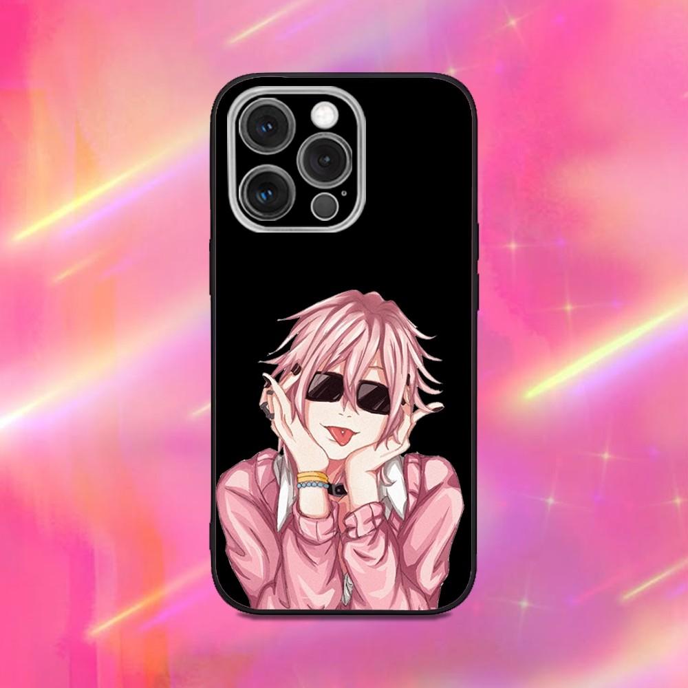 Чехол для телефона Ayato Yuri Y-Yarichin Club для iPhone 16,15,14,13,12,11,Pro,Max,Plus,X,XS,XR,SE,8,7,Mini, Мягкий силиконовый черный чехол