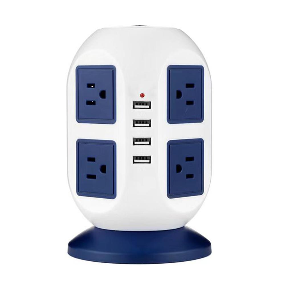 Tower Surge Protector with Surge Protector 8 AC Outlets 4 USB Port Power Strip Tower Long