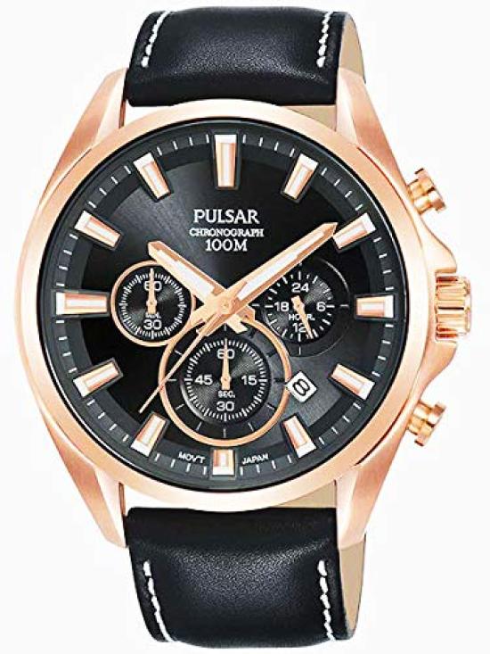 Seiko Pulsar Chronograph Watch PT3A28X1 Microfiber Cloth 13x13cm [Set Item] &