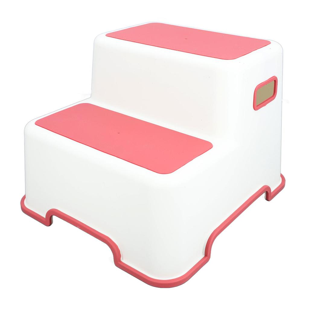 Children Step Stool Plastic 2 Levels Non Slip Thickened Toddler Step Stool for Handwashing
