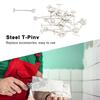 500pcs Replaceable Pin Replacement Steel Needles Steel Leveling System Needles  Wall Tiling