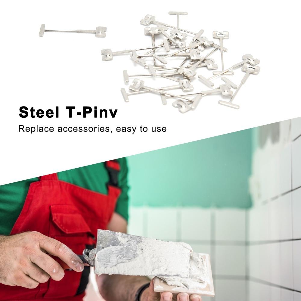 500pcs Replaceable Pin Replacement Steel Needles Steel Leveling System Needles Wall Tiling