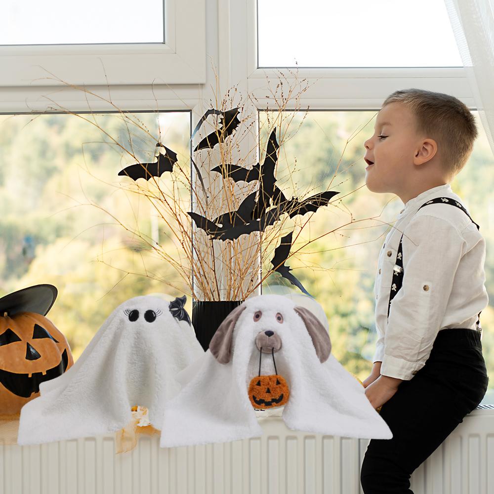 Bat Halloween Pumpkin Pillow Stuffed Animal Ghost Pumpkin Pillow Kids