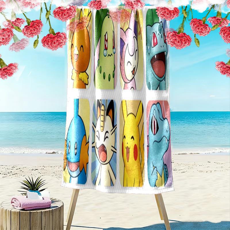 Whimsical Creature Collection beach towel Outdoor camping beach quickdrying swim towel seaside swim beach Comfort beach towel