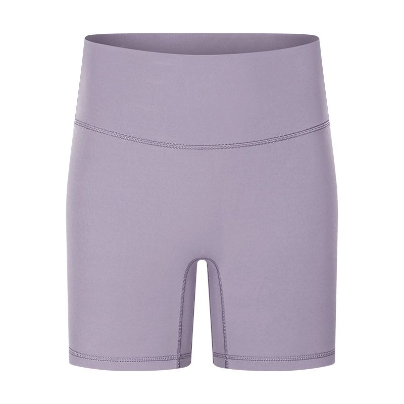 Lulu Seamless Female Summer High Waist Hip Lifting Yoga Shorts
