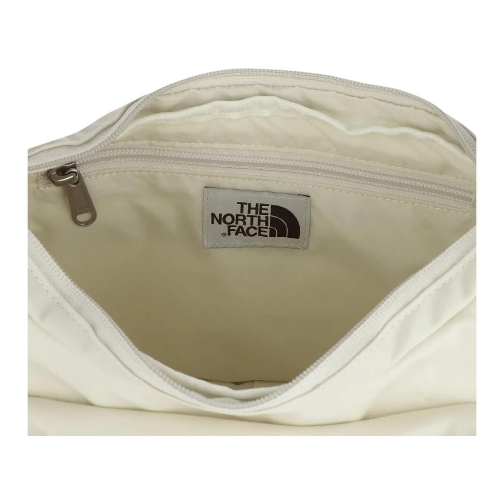 The North Face Bonnie 3L Brand Logo Decorated Zipper Closure Nylon Mini Shoulder Bag Women shoulder bag Cream-White NN2PR84K