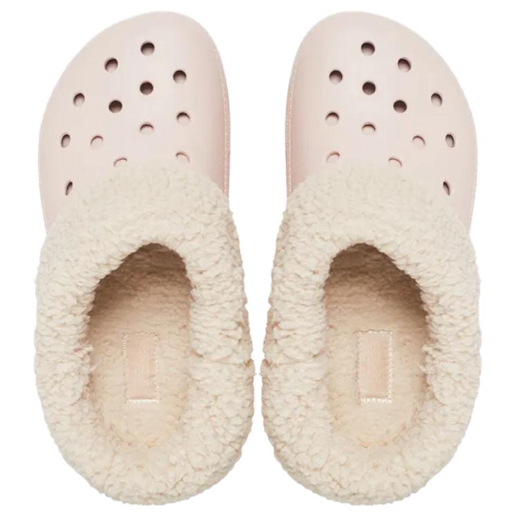 Crocs Classic Fleece Clogs Women Footwear Pink 210846-6UR