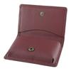 Business Card Holder Genuine Leather Large Capacity Storage Brand Card Case Genuine Cow Leather Shrink Leather Present Outing Gift Wine [HANATORA]