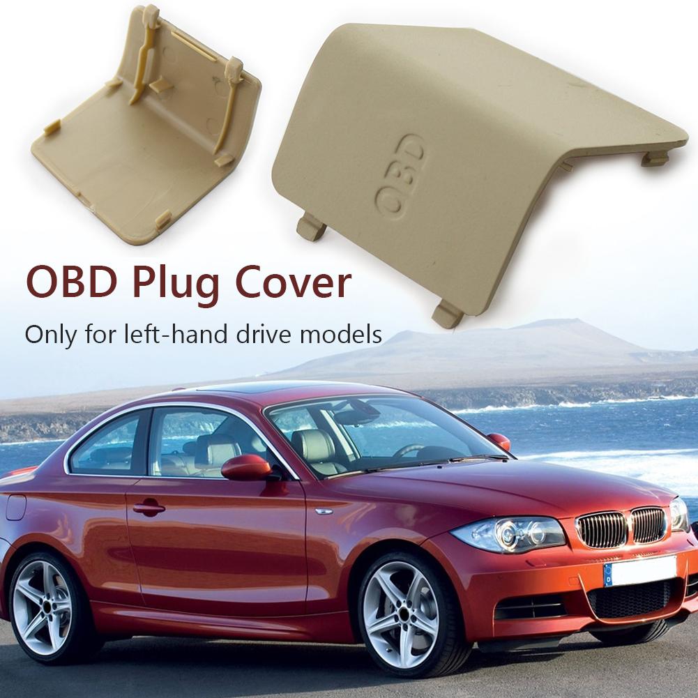 Diagnostic System Protective Shell Casing OBD2 Diagnostic Plug Cover Car Interior Kick Plate Cover for BMW 1 Series E81 E82 E84