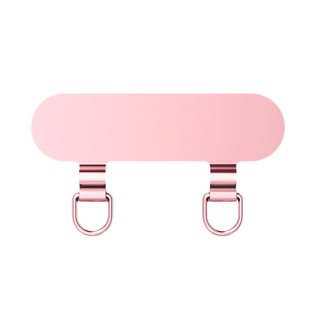 Зажим для телефона из нержавеющей стали с двойной металлической цепочкой для уха для надежного крепления на открытом воздухе для активного образа жизни