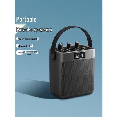 JDS K9 Высокомощный портативный Bluetooth-динамик для караоке с микрофоном, штепсель CN (адаптер в комплекте)
