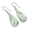 Серьги из натурального швейцарского зеленого опала из стерлингового серебра 925 пробы 1,81 дюйма p3Y30