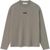 Essentials Classic Fit Long-Sleeve Tee Homestead Heather Men Tops Grey 125SP254203F