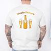 Retro Style Spanish Mens Team Groom Matching Tees Fashion Beer Graphic TShirts Male Wedding Bachelor Party Group Matching Tops