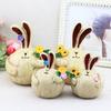 2 шт. милый чесночный кролик толстый кролик смоляной ремесло креативный домашний винный шкаф спальня гостиная атмосфера веселое украшение