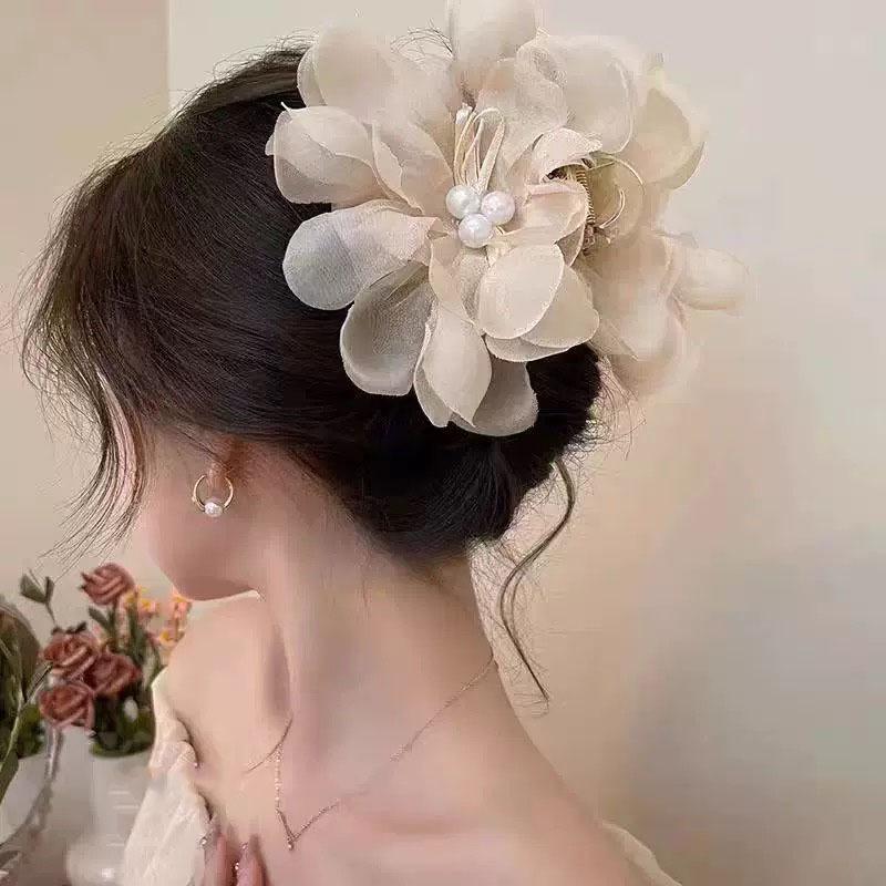 Заколка для волос в корейском стиле с бантом в горошек - Элегантная и универсальная