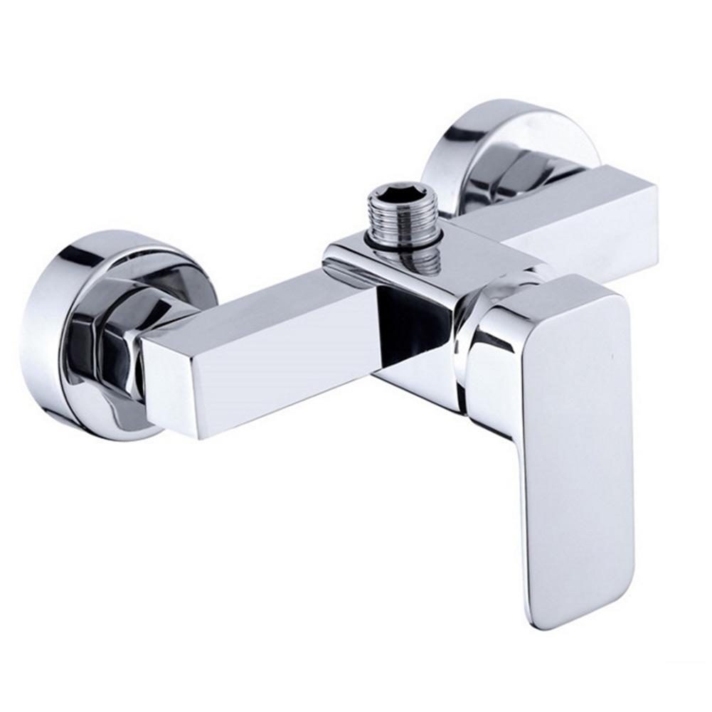 1 х смеситель для душа, устойчивый к высоким температурам, серебристый