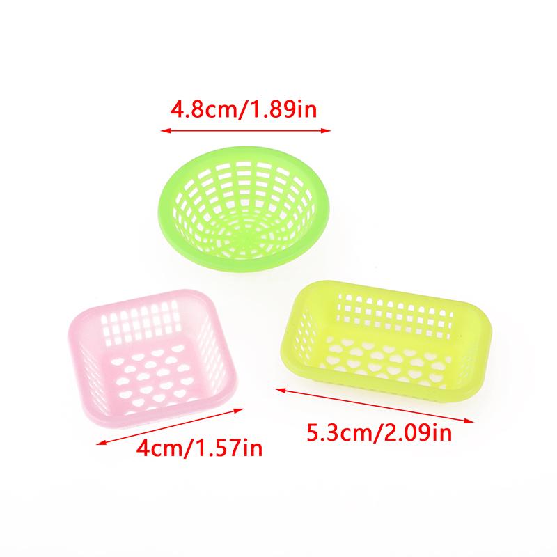 10 шт. 1:12 Миниатюрная корзина для хранения кукольного домика, мытье овощей, фруктов, корзин для еды, декор для кухни, аксессуары для игрушечного кукольного домика